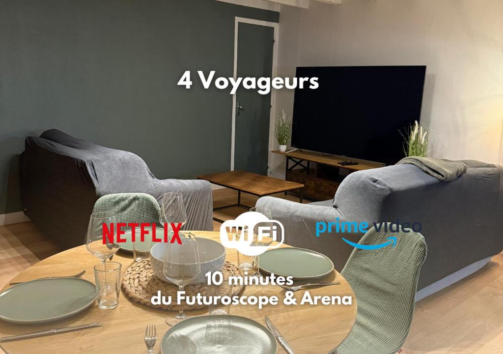Migne-Auxances Apartment | 10 minutes from Futuroscope