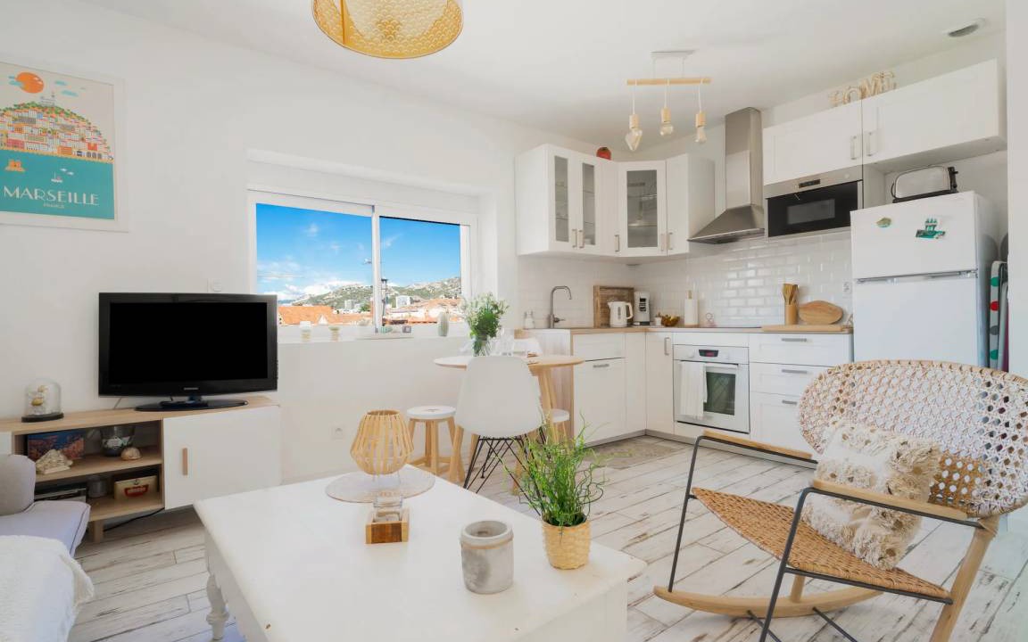 Mazargues Apartment | 35 m² Apartment ∙ 1 bedroom ∙ 2 guests