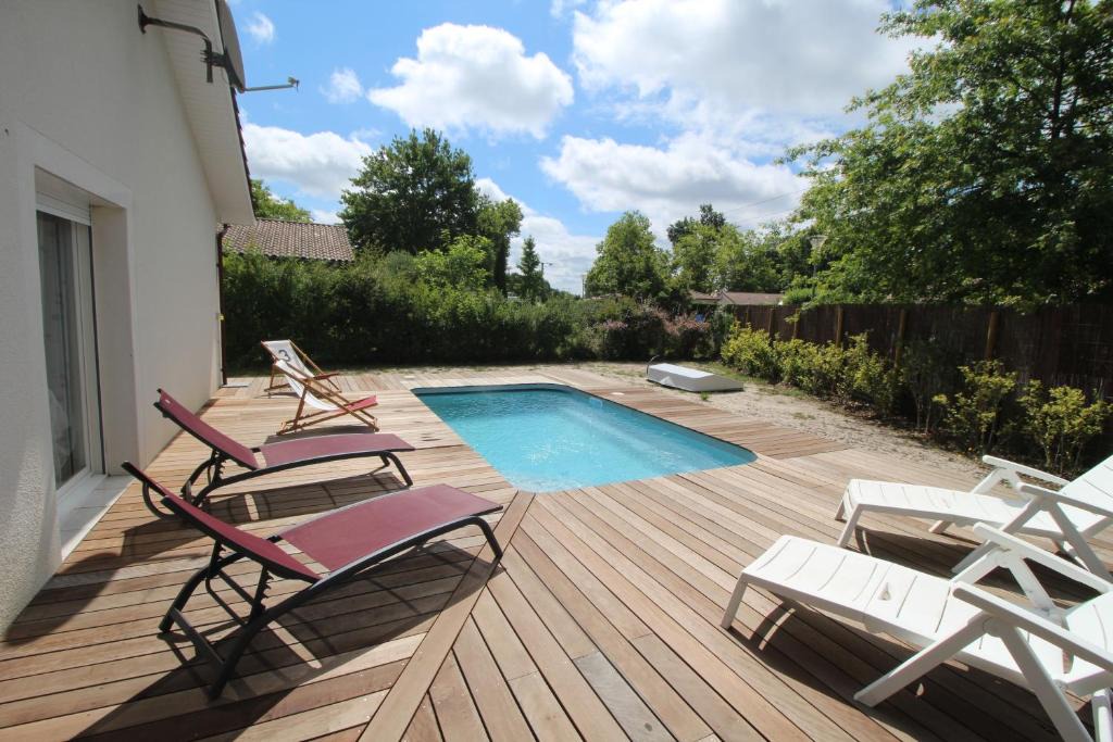 Andernos-les-Bains House | Agréable maison avec piscine 6 couchages au calme