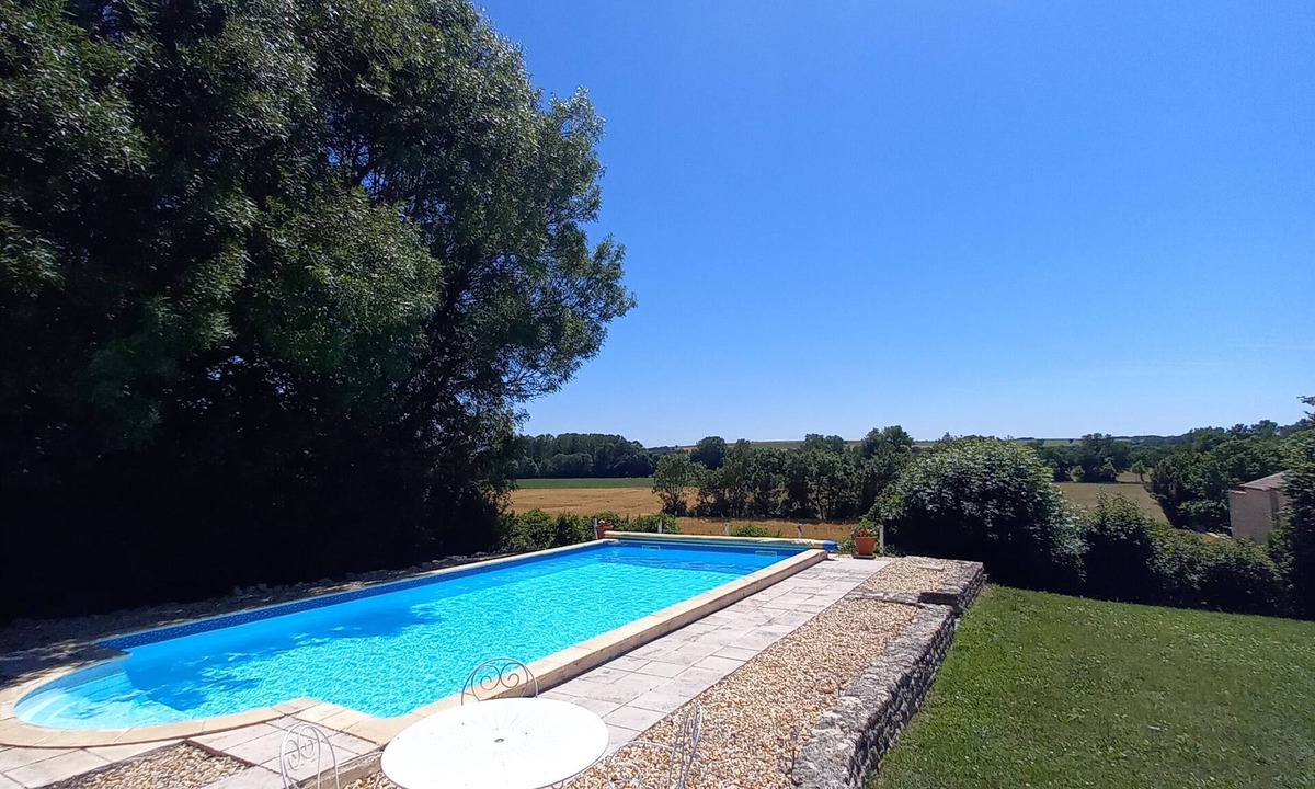 Bonneville House | Charente rustic farmhouse with heated pool and wonderful views, sleeps 13.