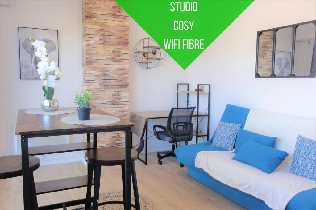 Centre Ville Apartment | Cocon Palois studio cosy dernier étage WIFI Fibre