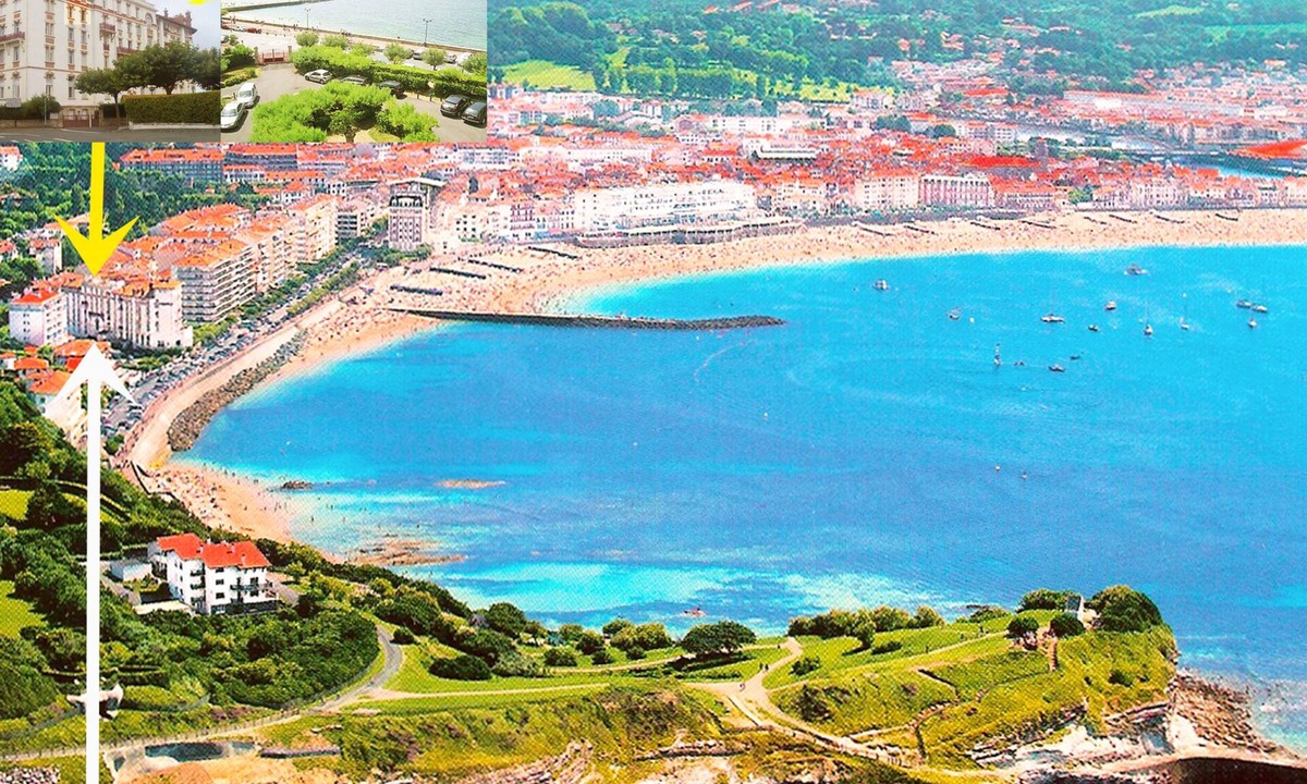 Saint-Jean-de-Luz Apartment | Flat of two joined rooms from pretty old Hotel, next to the beach & the shops