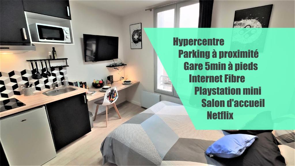 Centre Ville Apartment | Home&Work 101 - HYPERCENTRE - Parking à proximité