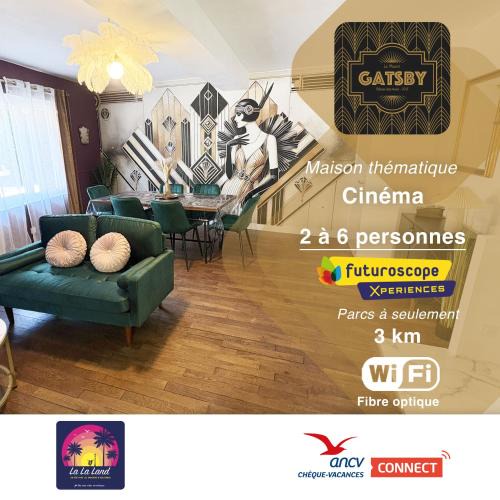 Jaunay-Clan Apartment | La La Land - Gîte thème cinéma 5 min Futuroscope