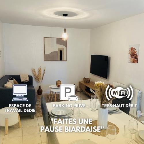 Biard Apartment | La pause Biardaise -Appartement 2 chambres à Biard