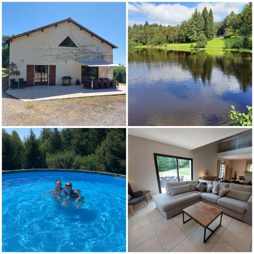 Maisonnais-sur-Tardoire House | "Le petit bonheur" Gîte van 4 tot 12 personen met privé vijver van 2Ha