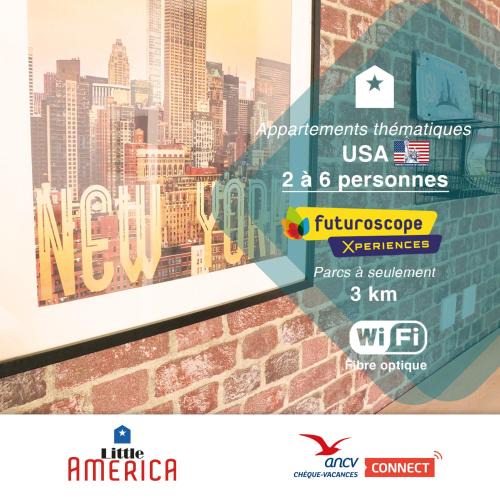 Jaunay-Clan Apartment | Little America - Appart Hôtel 3km Futuroscope