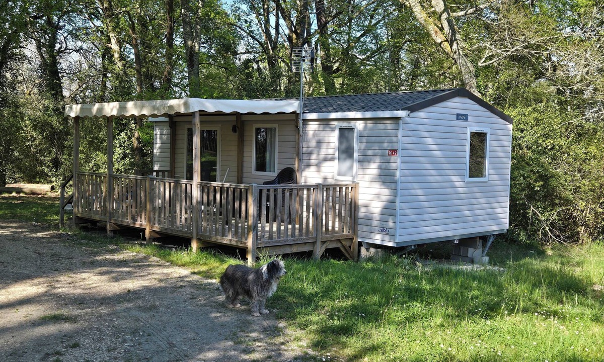 Montendre House | Mobil-home 4/6p quiet property 20 min from Jonzac. Ideal for curists.