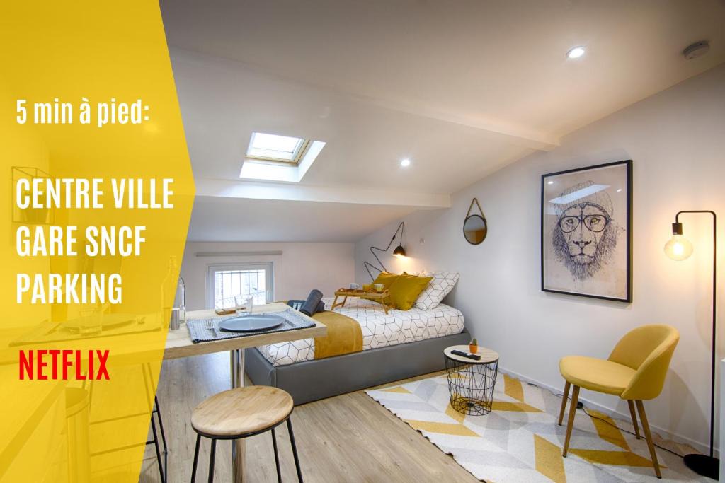 Centre Ville Apartment | MON LOFT NIORTAIS - l'ANGE ET LIQUE