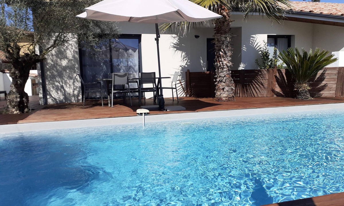 Gujan-Mestras House | NEW ViLLA 115m2, ALL COMFORT WITH PiSCiNE, BIKE AND GARDEN BASSiN ARCACHON