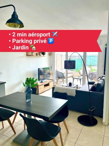 Vitrolles Apartment | Superbe appart avec Jardin à 2 min de l’Aéroport-4 pers