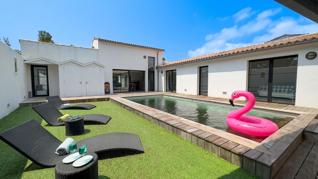 La Couarde-sur-Mer Villa | Villa à la décoration moderne avec piscine proche plage