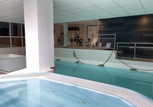 150m from ski slopes, 1st floor, view resort, fitness, swimming pool, sauna, balcony, tv, ski locker