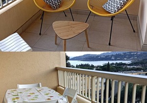 1BR 5 guests with parking in La Favière, Bormes-les-Mimosas