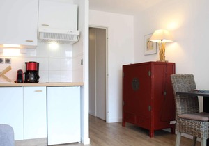 2-room apartment with pool and direct beach access in Châtelaillon-Plage