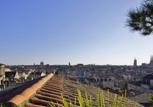360 ° panoramic view over Bordeaux