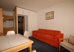 50m from ski slopes, 6th floor, view mountain, balcony, tv, 27m², Gourette