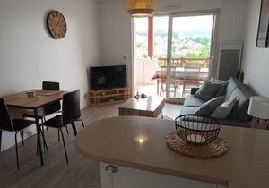 Appart. 2* à Hendaye, proche centre, parking privatif - FR-1-239-777