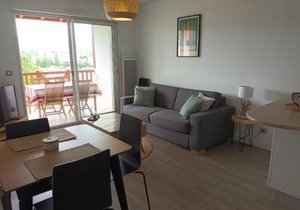 Appart. 2* à Hendaye, proche centre, parking privatif - FR-1-239-777