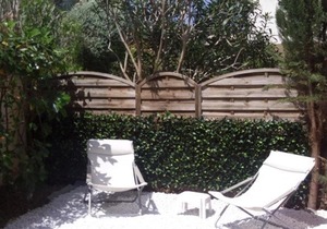 Appartement climatisé avec jardin, 1 chambre, proche navette gratuite, garage inclus - FR-1-100-215