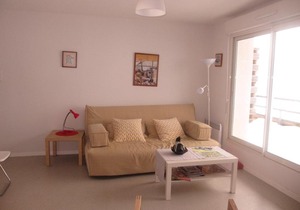 Appartement cosy 6 pers. à Arette, 2 chambres, kitchenette, lave-vaisselle, lave-linge, casier à skis - FR-1-602-51