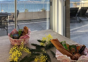 Beachfront City Center Apt - 2 Rooms, Balcony, A/C, WiFi, Close to Shops and Beach