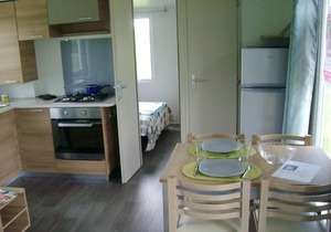 Bungalow de 2 chambres avec piscine partagee jardin clos et wifi a Les Mathes a 5 km de la plage