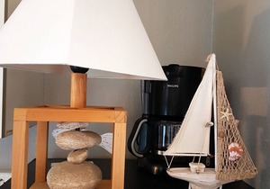 Cabin studio renovated in January 2023, sea view, 4 people 100 from the beach
