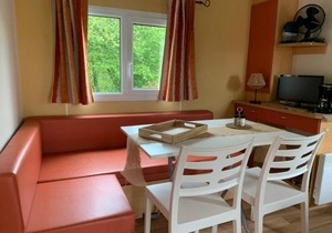 Camping de la ferme au ânesses, mobil home happy