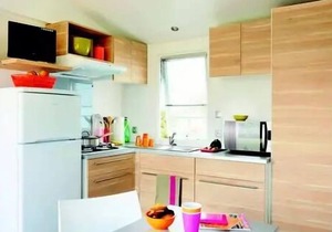 Camping Les Chèvrefeuilles * - Mobilhome for 6 people