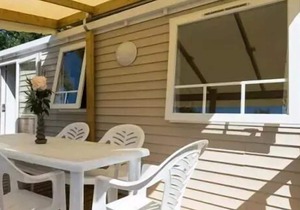 Camping Les Chèvrefeuilles * - Mobilhome for 6 people
