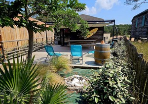 Chalet en Pleine Nature 300 Mètres des Plages