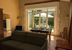 Charming Gîte with Shared Pool & Vineyard Views in Saint-Cybardeaux - Accessible & Family-Friendly