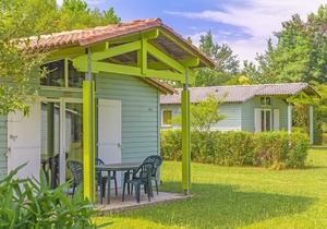 Detached chalet with dishwasher, on the banks of the Lot