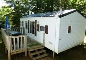 Flower Camping Les Nauves * - Mobil home Standard 29 m2 2 bedrooms - uncovered terrace 4 people