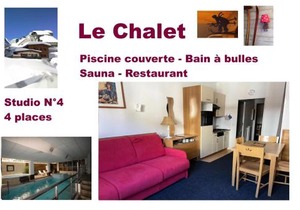 LE CHALET - Piscine 4 - Studio pour 4 Personnes MAE-8764