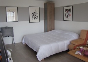 magnificent 4 * studio with terrace and private garage
