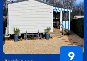 Mobilhome 2ch climatisé-terrasse fermée-4 vélos-camping 4 étoiles Les Charmettes