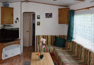 Practical mobile home in the southwest of France, near the Spanish border.