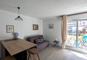 Studio 21m² calme avec balcon en centre-ville, proche gare et plage - Arcachon - FR-1-420-55