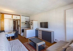 Studio for 4, ski-in ski-out, balcony, equipped kitchenette, Gourette