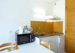 Studio for 4 with balcony, at the foot of the slopes, free parking, elevator