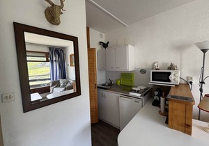 Studio for 4 with direct slope access