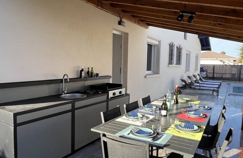 Ondres House | 116 m² Gîte ∙ 4 bedrooms ∙ 8 guests