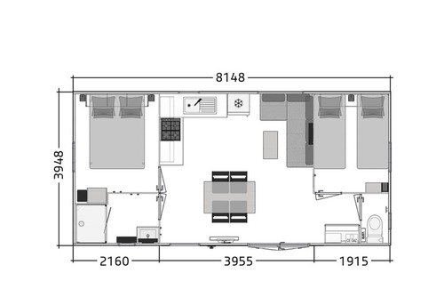 Dolus-d'Oleron House | 33 m² Mobile home ∙ 2 bedrooms ∙ 4 guests