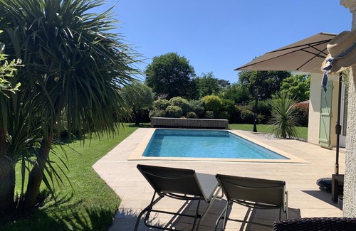 Lege-Cap-Ferret Villa | 4-bedroom family villa heated pool near ocean fenced garden