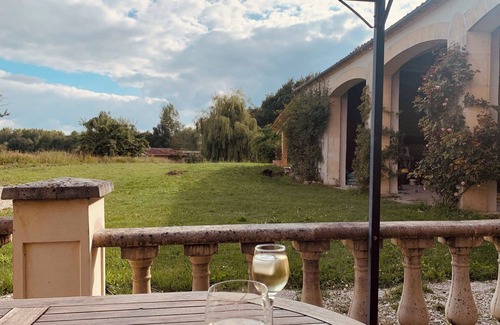 Cherves-Richemont House | Abricotier - 3 bedroom gite in historic watermill with pool