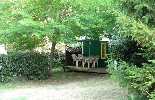 Fumel House | Campsite Les Catalpas*** - Bungalow Toilé 3 Rooms 4 People