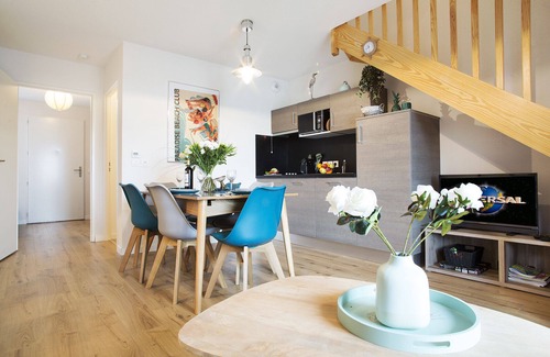 Biscarrosse Plage Apartment | Exceptional apartment ideally located - 1st line to sea - swimming pool - parking lot