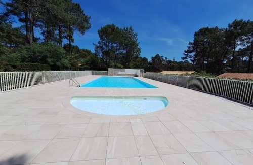 Lacanau-Ocean House | House with shared pool 30m far, 100 m from the Golf de l'Ardilouse